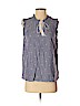 Old Navy 100% Cotton Blue Sleeveless Top Size S (petite) - photo 1
