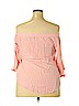 Assorted Brands 100% Cotton Pink 3/4 Sleeve Blouse Size XXL - photo 2