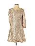 Forever 21 Gold Cocktail Dress Size S - photo 1