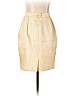 Escada 100% Polyester Yellow Casual Skirt Size EU 34 / US 4 - photo 2