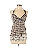 MICHAEL Michael Kors 100% Cotton Brown Halter Top Size M - photo 1