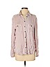 American Eagle Outfitters 100% Viscose Pink Long Sleeve Button-Down Shirt Size M - photo 1