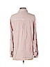 American Eagle Outfitters 100% Viscose Pink Long Sleeve Button-Down Shirt Size M - photo 2