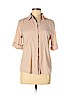 Express Tan Short Sleeve Blouse Size M - photo 1