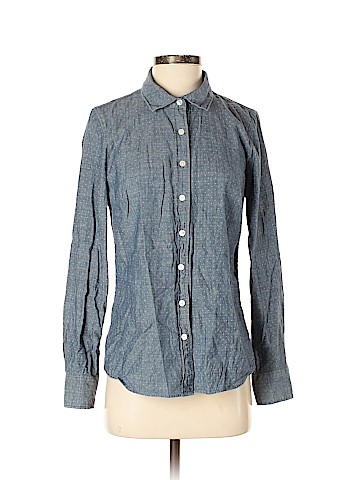 J. Crew Factory Store Long Sleeve Button-Down Shirt (view 1)