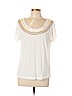 Banana Republic White Short Sleeve Top Size XL - photo 1