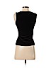 White House Black Market 100% Polyester Black Sleeveless Blouse Size XS - photo 2