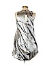 Poleci Silver Cocktail Dress Size 4 - photo 2