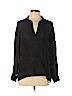 Elizabeth and James 100% Polyester Black Long Sleeve Blouse Size XS - photo 1