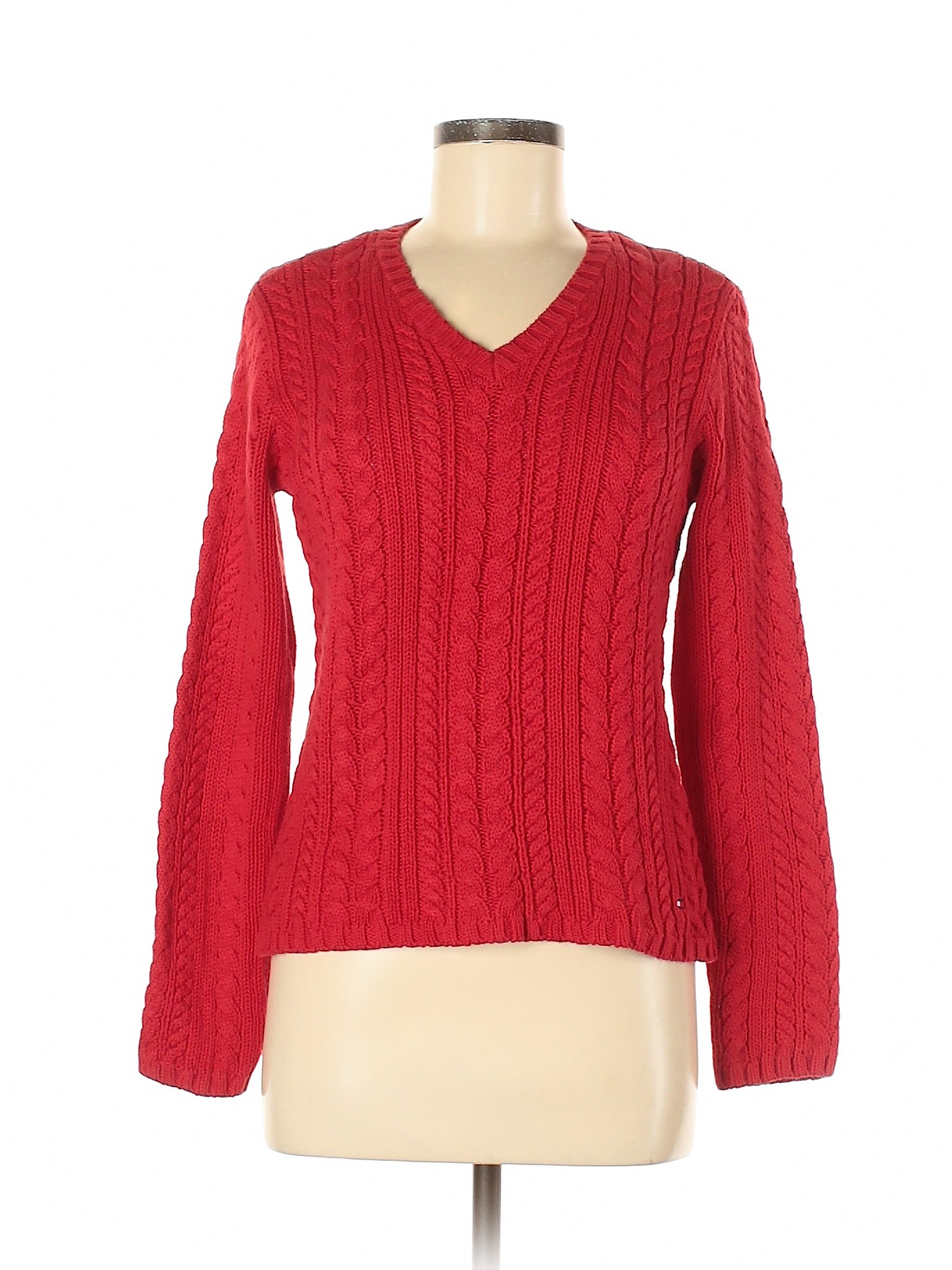 Tommy Hilfiger Women Red Pullover Sweater S | eBay