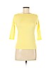 Ann Taylor 100% Cotton Yellow 3/4 Sleeve Top Size M (petite) - photo 1