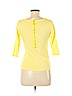 Ann Taylor 100% Cotton Yellow 3/4 Sleeve Top Size M (petite) - photo 2