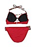 Lucky Brand Red Two Piece Swimsuit Size L - photo 2