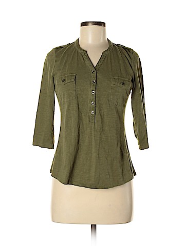 SONOMA life + style 3/4 Sleeve Henley (view 1)