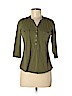 SONOMA life + style Green 3/4 Sleeve Henley Size M (petite) - photo 1