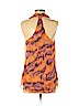 Diane von Furstenberg 100% Silk Purple Sleeveless Silk Top Size 4 - photo 2