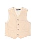 Unbranded 100% Polyester Solid Tan Tuxedo Vest Size 3 - photo 1