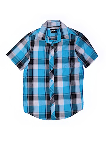 Hawk Short Sleeve Button-Down Shirt (view 1)