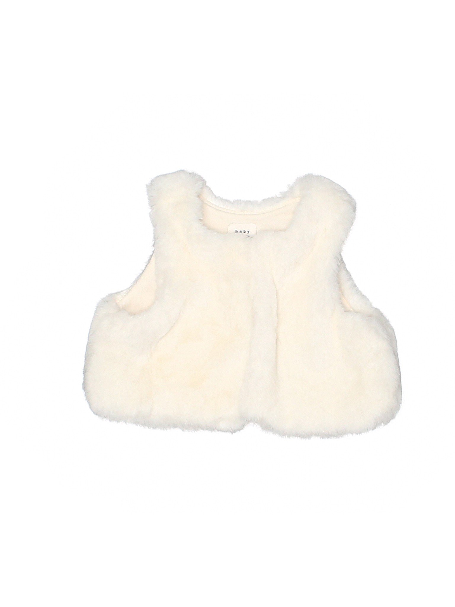 gap faux fur vest