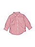 The Children's Place 100% Cotton Pink Long Sleeve Button-Down Shirt Size 12-18 mo - photo 1