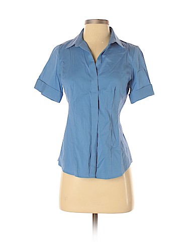 Ann Taylor Short Sleeve Button-Down Shirt (view 1)