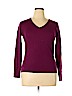 PREMISE 100% Cashmere Purple Cashmere Pullover Sweater Size L - photo 1