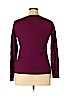 PREMISE 100% Cashmere Purple Cashmere Pullover Sweater Size L - photo 2