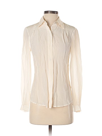 Trina Turk Long Sleeve Silk Top (view 1)