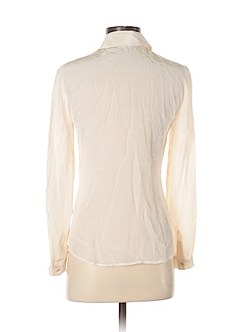 Trina Turk Long Sleeve Silk Top (view 2)
