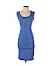 Nicole Miller Studio Blue Casual Dress Size P (petite) - photo 1