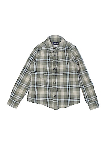 The Children's Place Long Sleeve Button-Down Shirt (view 1)