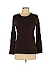 Nine West Brown Long Sleeve T-Shirt Size L (petite) - photo 1