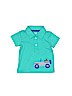 Just One You 100% Cotton Green Short Sleeve Polo 0-3 MO / 3 MO - photo 1