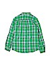Cat & Jack 100% Cotton Plaid Green Long Sleeve Button-Down Shirt Size 12 - 14 - photo 2