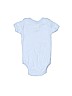 Swiggles 100% Cotton Blue Short Sleeve Onesie Size 0-3 mo - photo 2
