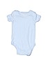 Swiggles 100% Cotton Blue Short Sleeve Onesie Size 0-3 mo - photo 2
