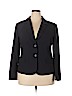 Jones New York 100% Polyester Blue Blazer Size 16 - photo 1