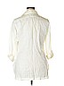 Lauren by Ralph Lauren 100% Linen Ivory Long Sleeve Blouse Size L - photo 2