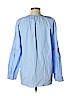 Vince Camuto 100% Polyester Blue Long Sleeve Blouse Size L - photo 2