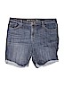 Ana Vu Blue Denim Shorts Size 18W - photo 1