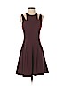 Rebecca Taylor 100% Polyester Burgundy Casual Dress Size 4 - photo 1