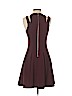 Rebecca Taylor 100% Polyester Burgundy Casual Dress Size 4 - photo 2