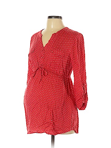 Motherhood 3/4 Sleeve Blouse (view 1)