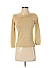 Copper Key Gold 3/4 Sleeve Top Size S - photo 1