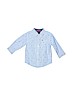 Tommy Hilfiger 100% Cotton Blue Long Sleeve Button-Down Shirt 12-18 MO / 18 MO - photo 1