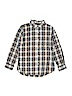 Gap Kids 100% Cotton Ivory Long Sleeve Button-Down Shirt Size 10 - photo 1