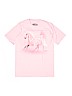 The Mountain 100% Cotton Pink Short Sleeve T-Shirt Size L (kids) - photo 1