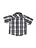 English Laundry 100% Cotton Plaid Gray Short Sleeve Button-Down Shirt Size 7 - photo 2