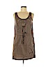 Ann Taylor LOFT 100% Cotton Brown Casual Dress Size 6 (petite) - photo 1