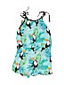 Gymboree 100% Rayon Print Blue Romper Size 8 - photo 2